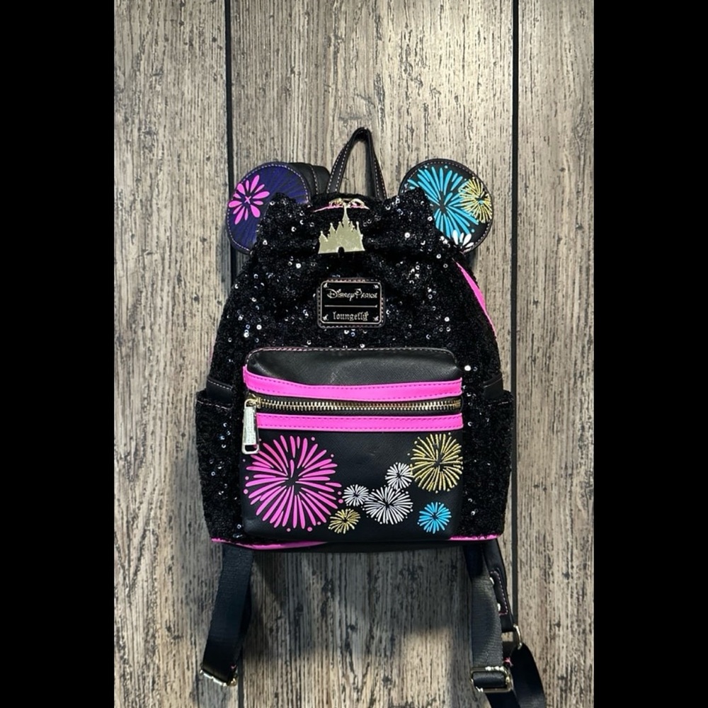 Loungefly Minnie Mouse The Main Attraction Mini Backpack
